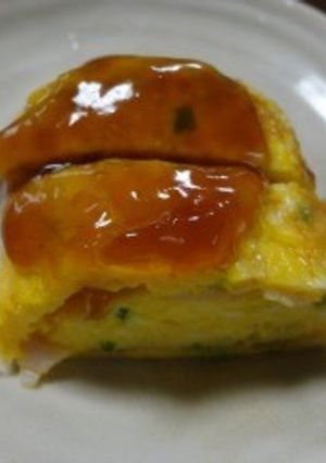 ニラとハム入り卵焼き-レシピのメイン写真
