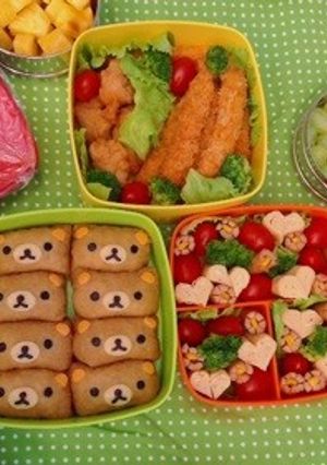 いなリラックマ 運動会弁当-レシピのメイン写真