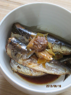 ごま梅風味☆いわし煮-レシピのメイン写真
