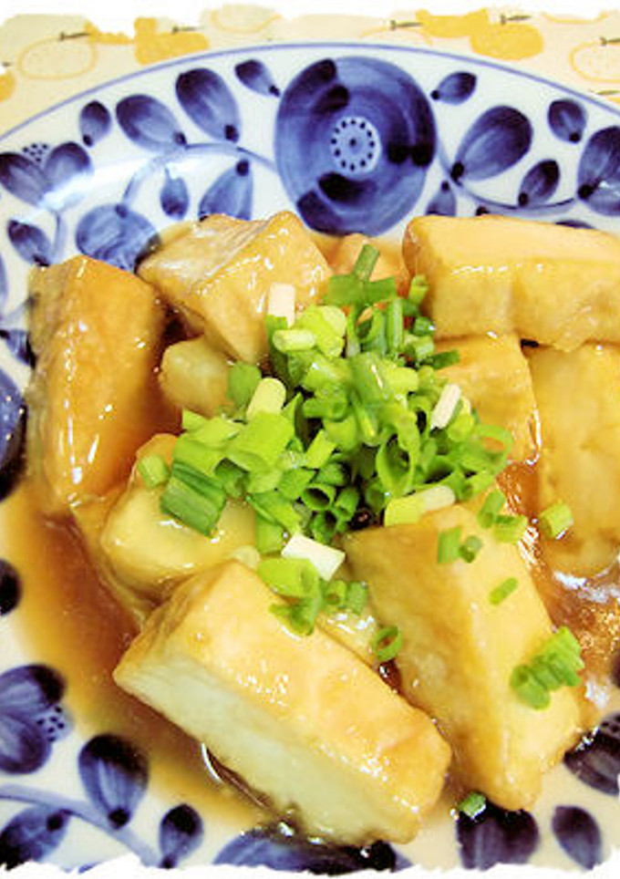 めんつゆを使って「厚揚げのとろみ煮」-レシピのメイン写真