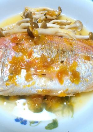 れんこ鯛の梅風味煮付け-レシピのメイン写真