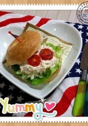 ツナ キャベツ ベーグル(胡麻)☆-レシピのメイン写真