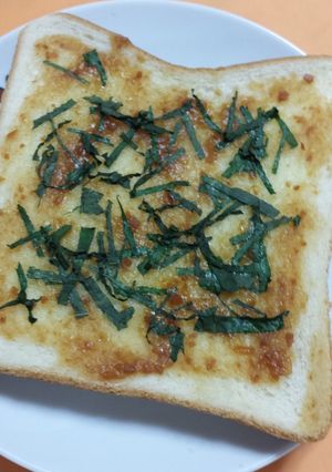 こどもの朝ごはん☆しそみそトースト-レシピのメイン写真