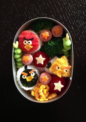 アングリーバード キャラ弁-レシピのメイン写真