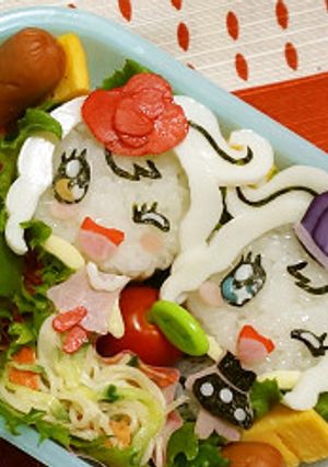 キャラ弁 みらいっち＆くるるっち-レシピのメイン写真