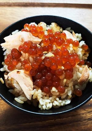 秋は宮城のはらこめし-レシピのメイン写真