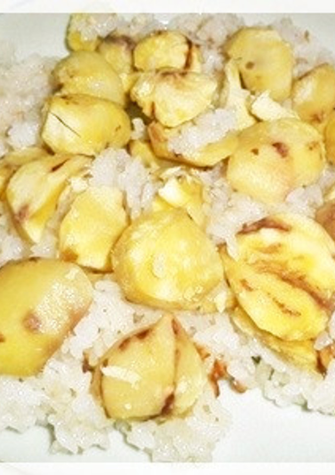 今宵は塩麹使いno栗おこわ♪炊飯器ver-レシピのメイン写真