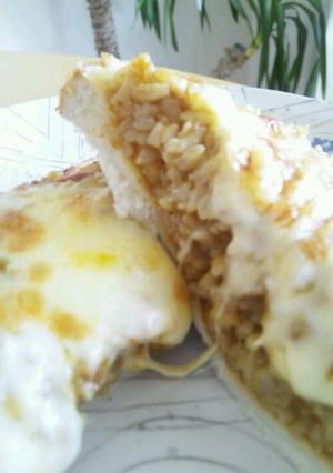 ボリューミー！パンdeカレーキッシュ-レシピのメイン写真