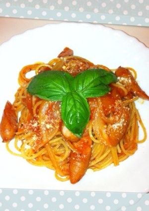うちのトマトソースパスタ＊ナポリタン風＊-レシピのメイン写真