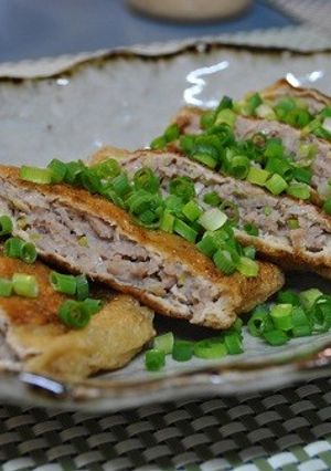 油揚げの豚ひき肉挟み焼き-レシピのメイン写真