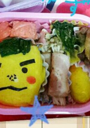 簡単キャラ弁☆滝ﾉ道ゆずるくん☆-レシピのメイン写真
