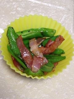 ベーコンとシシトウ炒め-レシピのメイン写真