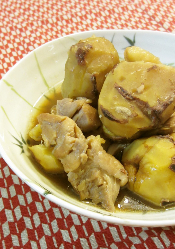 栗と鶏の煮物-レシピのメイン写真