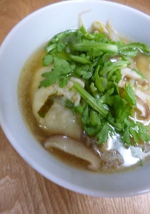 リメイク・餃子入りスープ-レシピのメイン写真