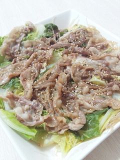 豚バラと白菜のオイスターソース蒸し-レシピのメイン写真