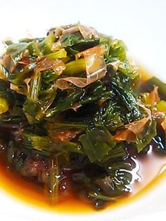 セロリの葉の佃煮風煮びたし-レシピのメイン写真