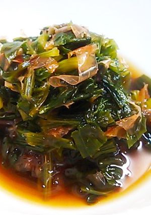 セロリの葉の佃煮風煮びたし-レシピのメイン写真