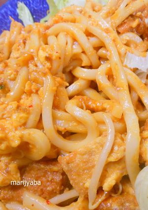 日本人が好む味～簡単パッタイ風焼きうどん-レシピのメイン写真