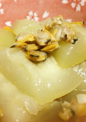 😊簡単♪冬瓜（夕顔）とあさりの煮物😊-レシピのメイン写真