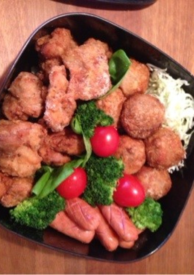 運動会お弁当〜揚げ物重編〜-レシピのメイン写真