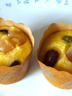 ヨーグルト,チーズと甘納豆の蒸しパン-レシピのメイン写真