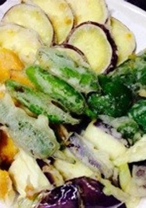 野菜の天ぷら-レシピのメイン写真