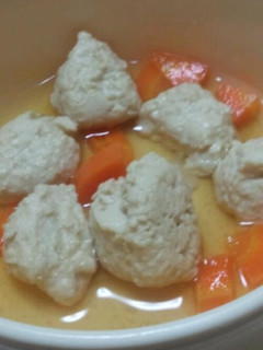 離乳食☆豆腐とササミのふわふわ団子-レシピのメイン写真