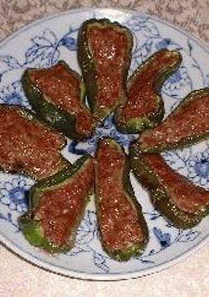 ピーマンに詰めちゃおう♪-レシピのメイン写真