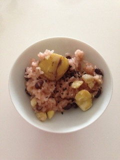 栗のお赤飯-レシピのメイン写真