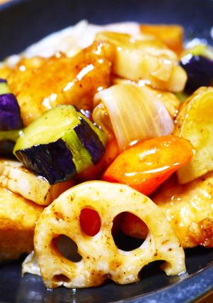 鶏むね肉と野菜の甘酢あんかけ（大戸屋風）-レシピのメイン写真