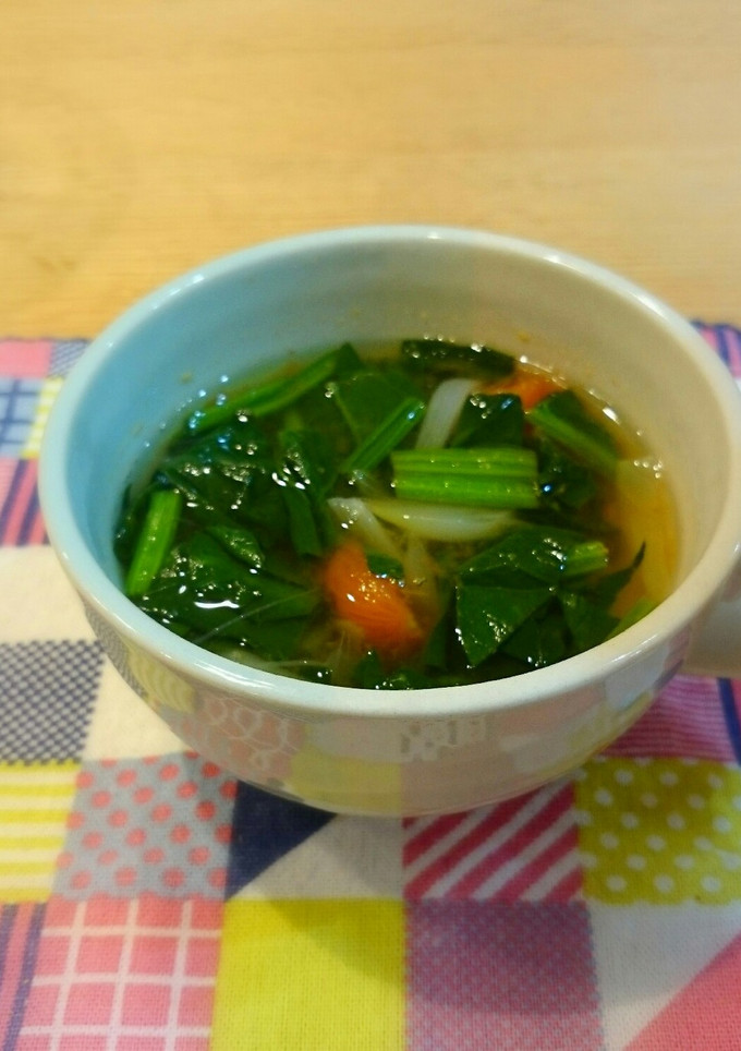 簡単＊ほうれん草とトマト＊さっぱりスープ-レシピのメイン写真