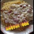 簡単☆ホワイトソーススパゲッティ✨