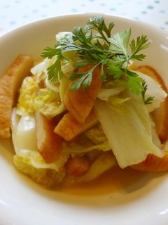 さつま揚げと白菜のスイートチリソース煮-レシピのメイン写真