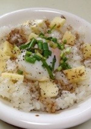 温泉卵で簡単ご飯♪-レシピのメイン写真