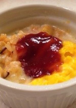 ココットで☆ちょこっとカマンオムライス-レシピのメイン写真