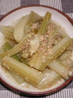 セロリのごま酢和え-レシピのメイン写真