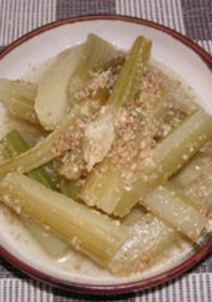 セロリのごま酢和え-レシピのメイン写真