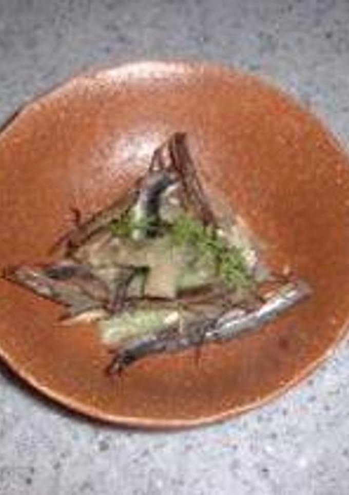 うどと煮干しのごま味噌和え-レシピのメイン写真