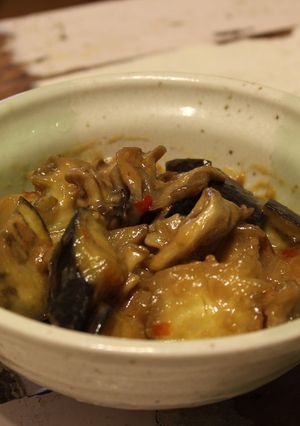 茄子と舞茸の味噌和え-レシピのメイン写真