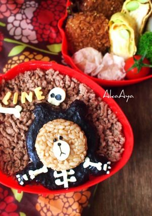 キャラ弁‐ブラウン-レシピのメイン写真