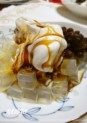 お家でcafe♡クリームあんみつ♡-レシピのメイン写真