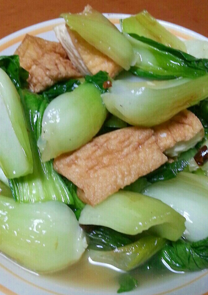 チンゲン菜と厚揚げの煮浸し-レシピのメイン写真