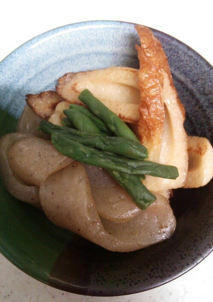 簡単！！１５分でできる蒟蒻とちくわの煮物-レシピのメイン写真