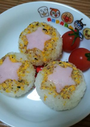 親子で一緒に♬*Cawaii!ｵﾆｷﾞﾘ-レシピのメイン写真