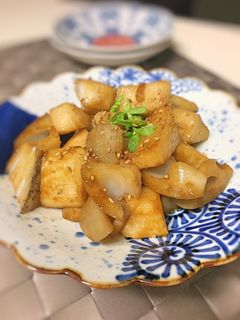*れんこんと長芋の甘辛炒め*-レシピのメイン写真