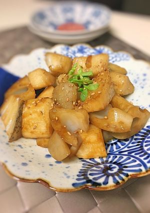 ＊れんこんと長芋の甘辛炒め＊-レシピのメイン写真