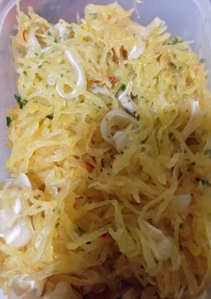 そうめんかぼちゃのペペロンチーノ-レシピのメイン写真