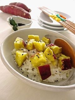 ホクホク♪さつまいもご飯…-レシピのメイン写真