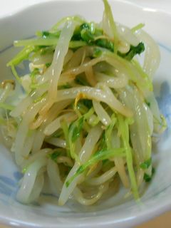 簡単☆もやしと豆苗の和え物-レシピのメイン写真