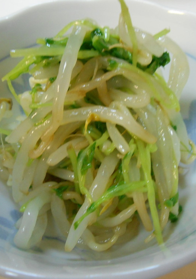 簡単☆もやしと豆苗の和え物-レシピのメイン写真